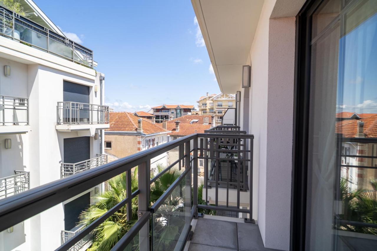 L'Andalou - Bel Appartement Standing Avec Terrasses En Plein Coeur Dアルカション エクステリア 写真